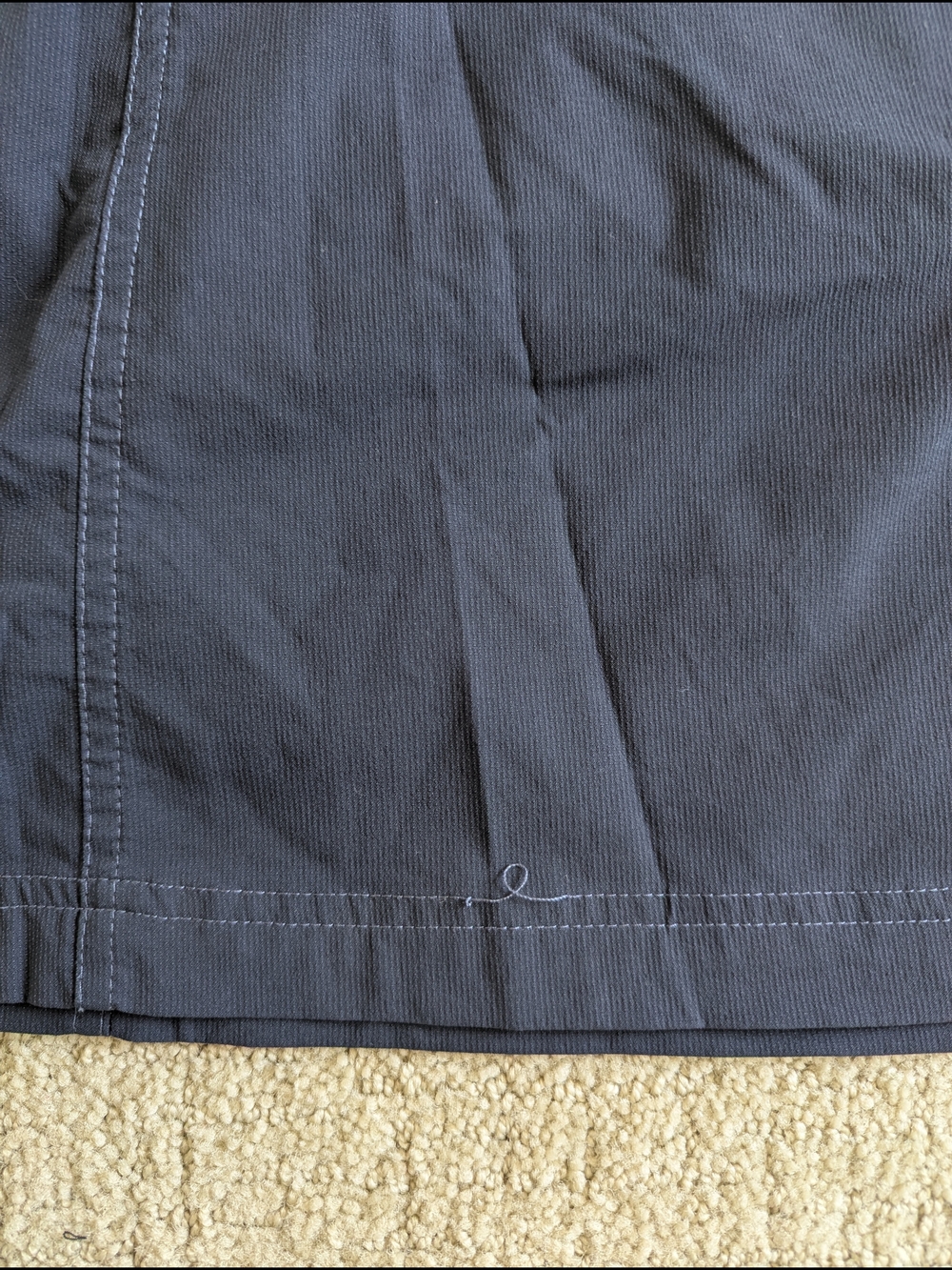 Title Nine Clamber Skirt Skort Lined Shorts 10 Navy Hiking Pickleball Outdoor - Picture 10 of 12